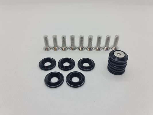 M6 Washer set (Black) - Style No.2