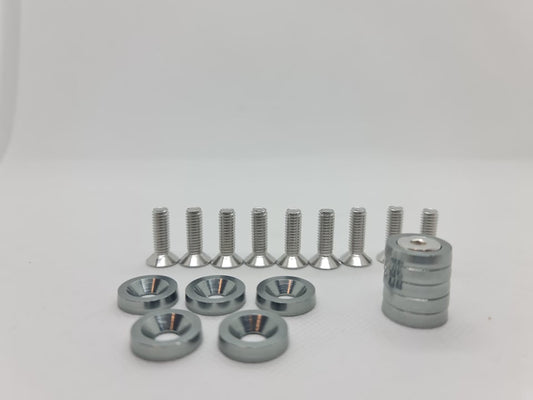 M6 Washer set (Gunmetal Grey)