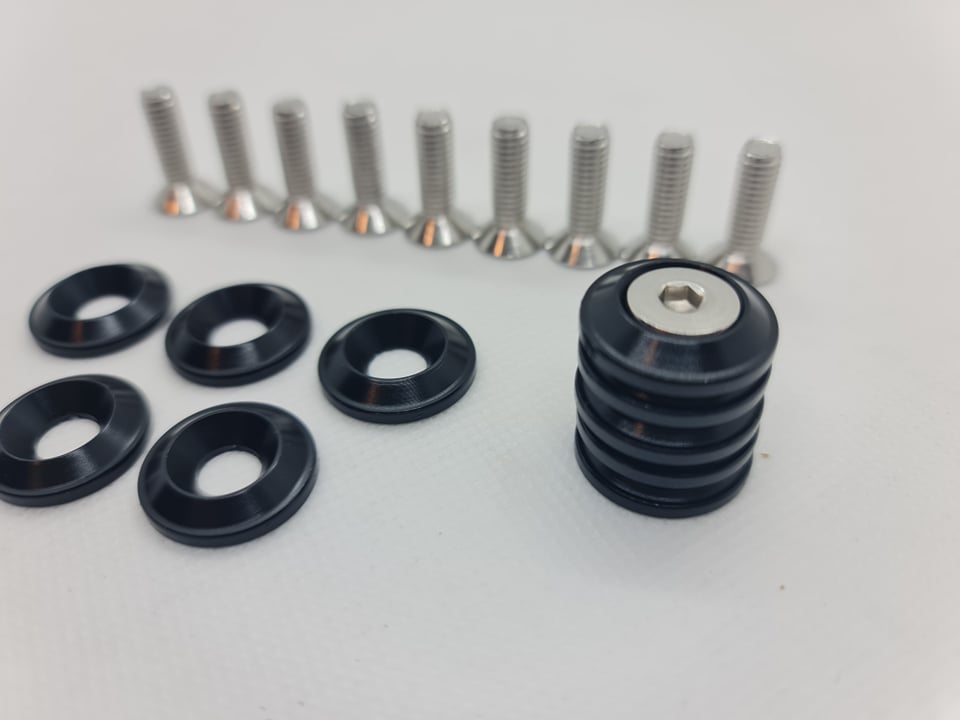 M6 Washer set (Black) - Style No.2