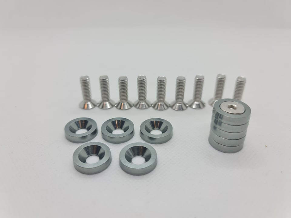 M6 Washer set (Gunmetal Grey)