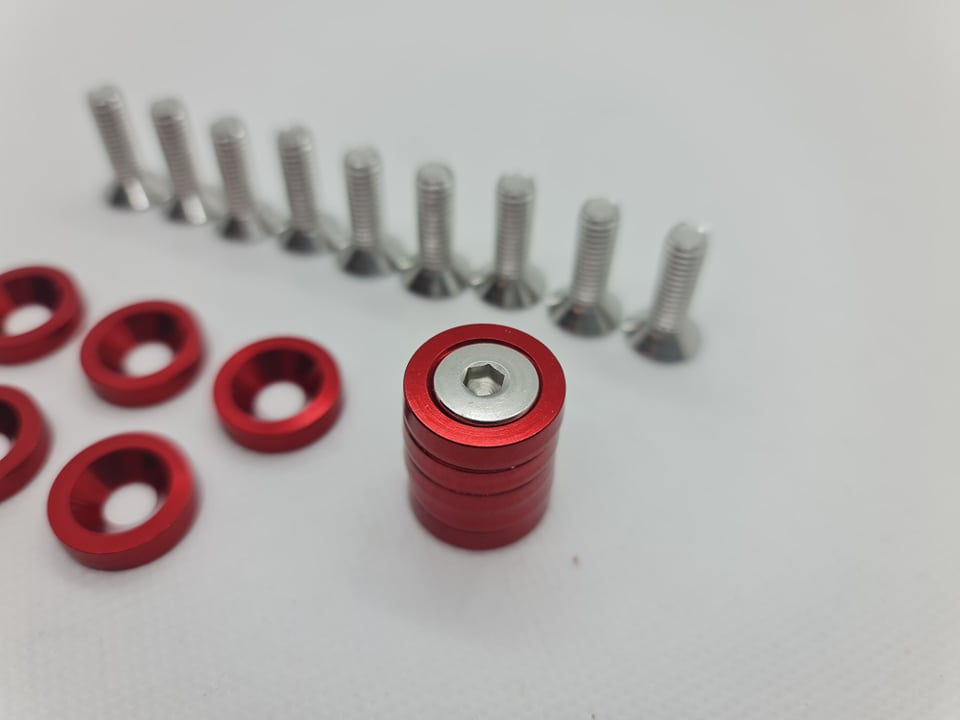 M6 Washer set (Red)